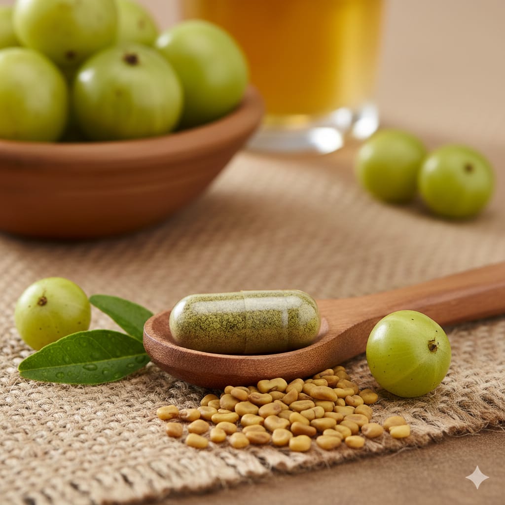 srihari methi amla capsule 60 pack