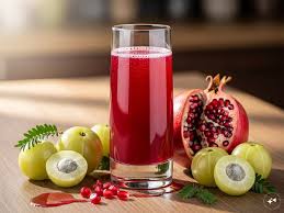 srihjari pomegranted amla juice 450 ml