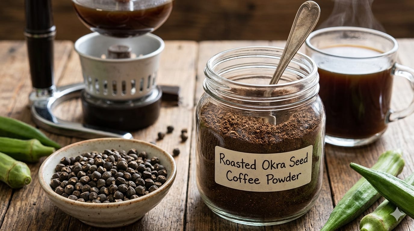 srihari okra cofee seed powder 100 gm