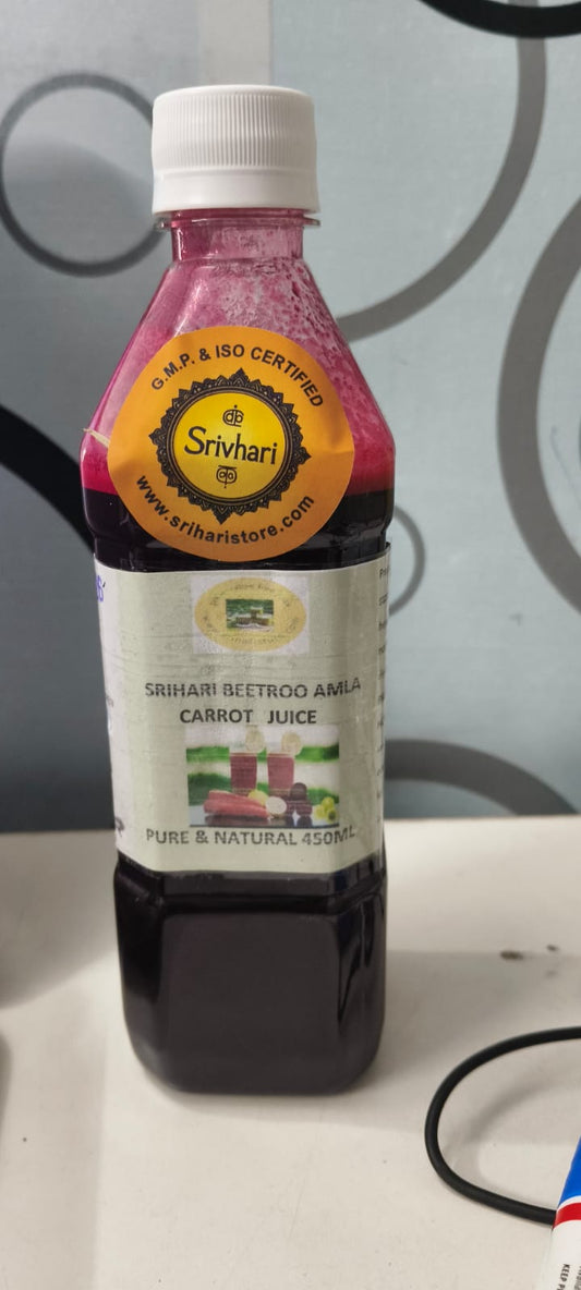 srihari beetroot carrot juice 450 ml