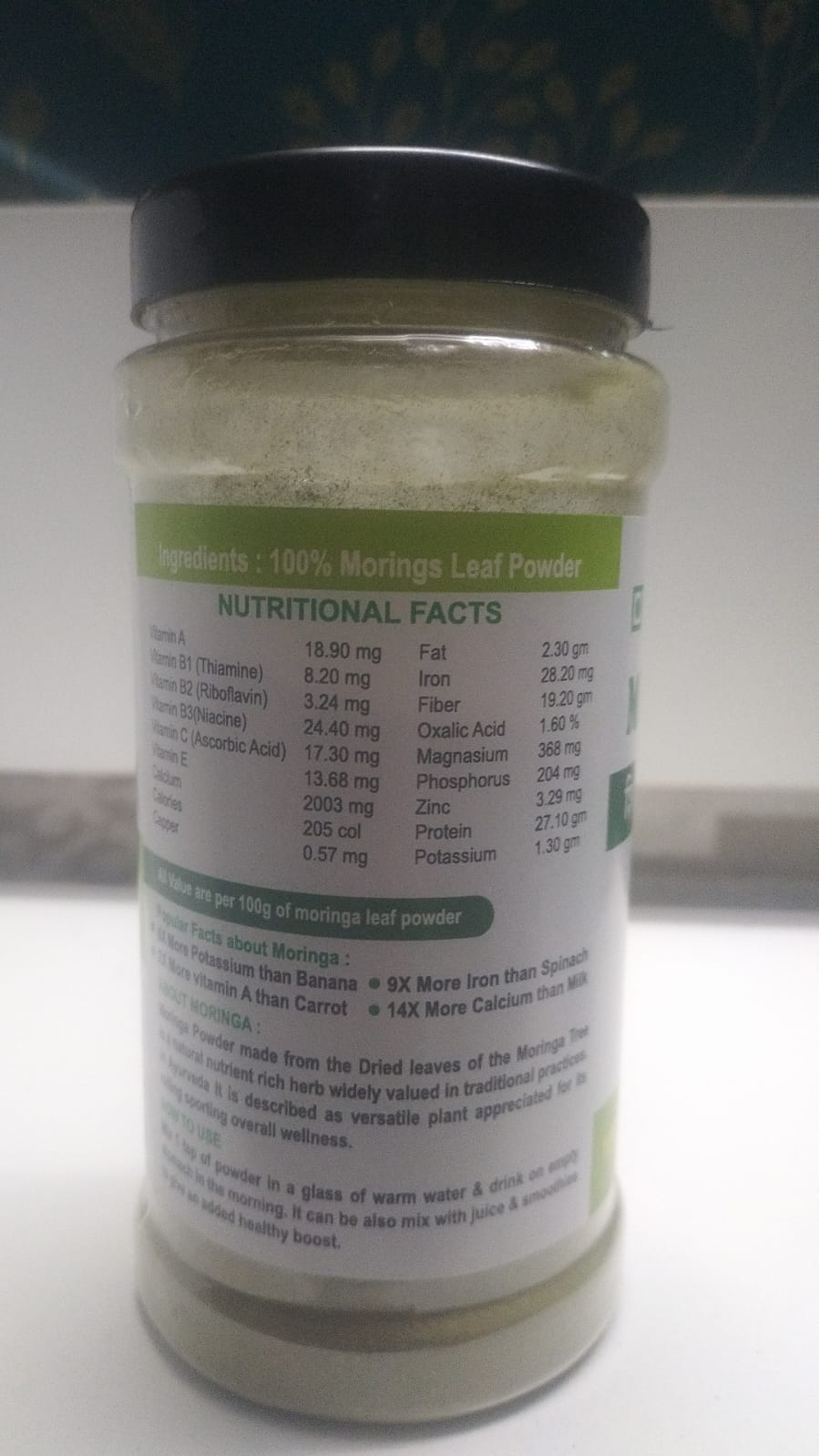 Moringa leaf Powder 150gm